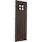 Ekena Millwork True Fit PVC San Antonio Mission Style Fixed Mount Shutters, Raisin Brown, 15W x 32H, PR TFP001ST15X032TB - alternate 15
